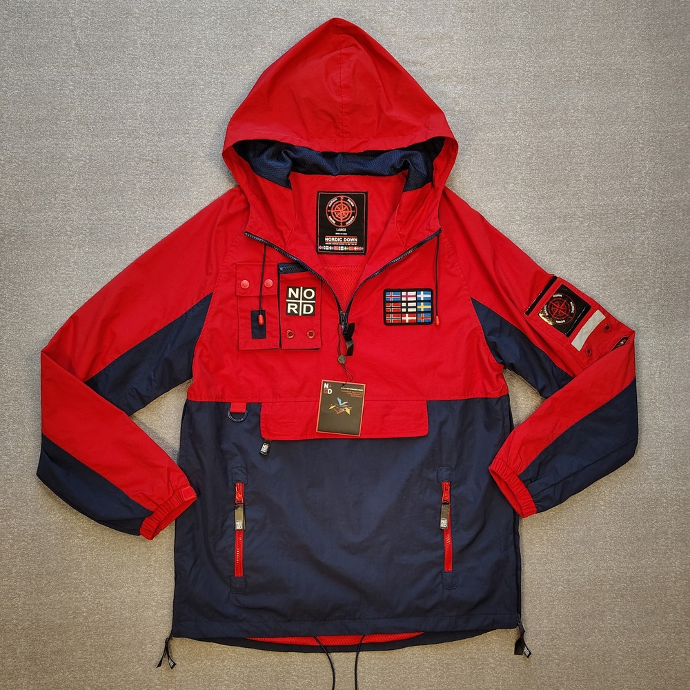 Nordic Down Hooded Pullover Jacket – NWT – Size Large